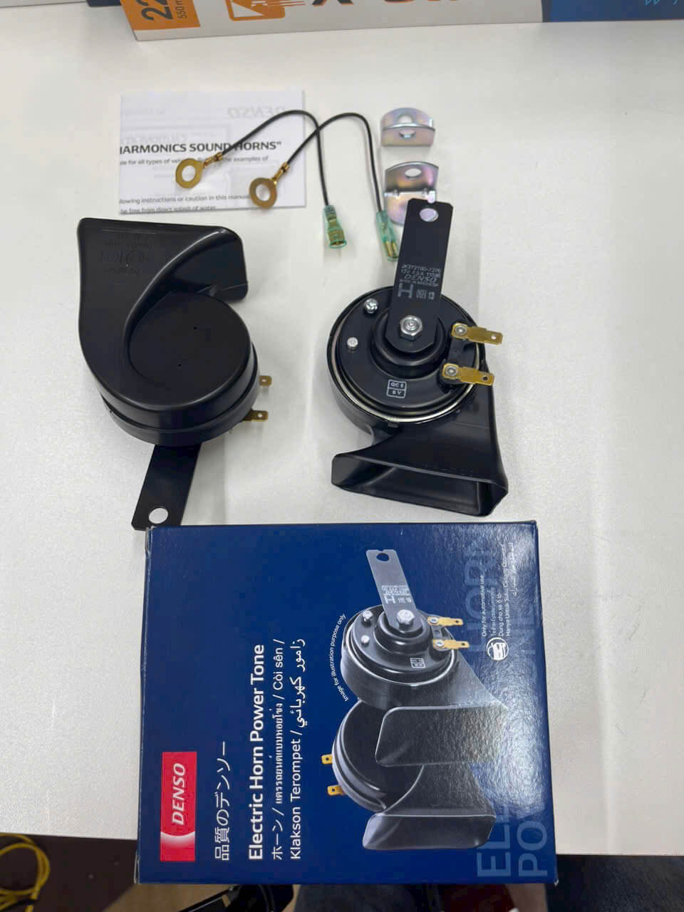 Còi đĩa, Còi sên DENSO 12V Chính Hãng - Ảnh 2