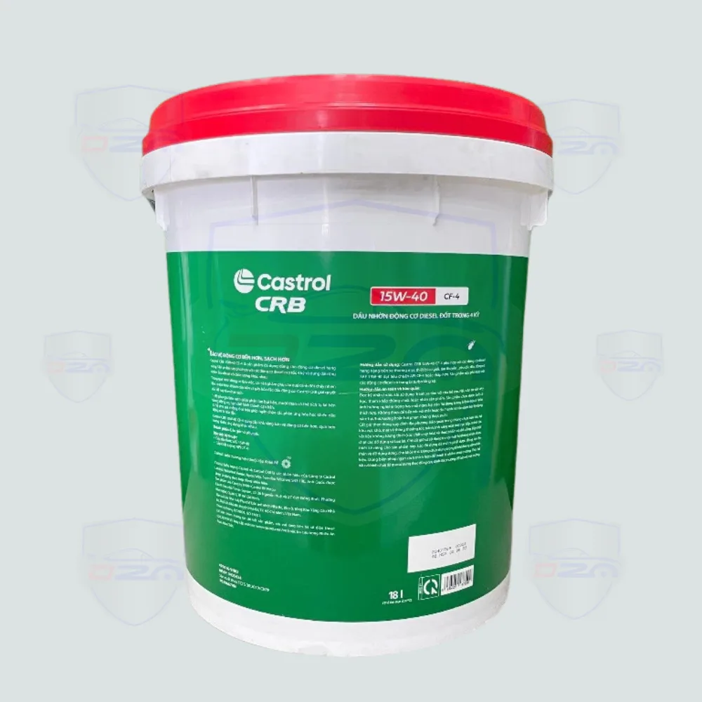 Dầu Động Cơ Castrol CRB 15W40 API CF4 | 18 Lít – Bảo Vệ Tối Ưu Cho Động Cơ Diesel