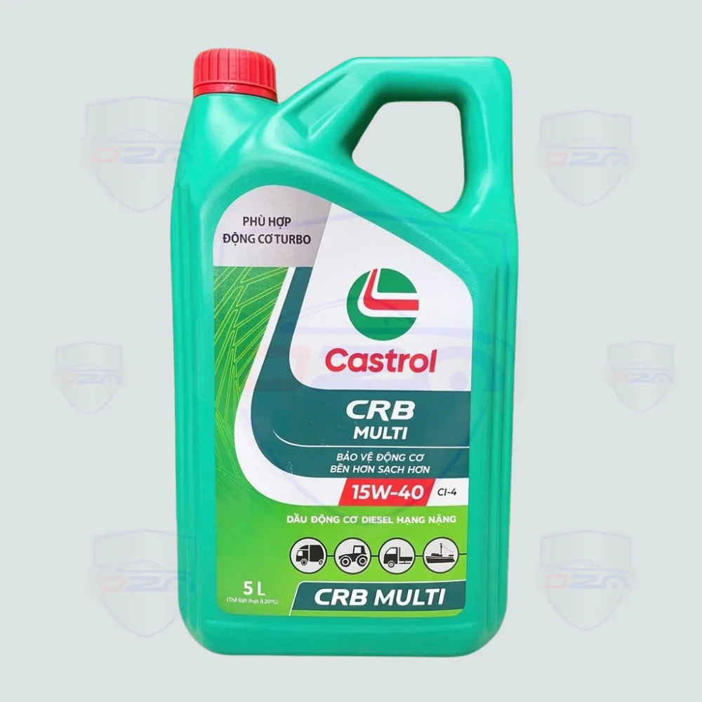 Dầu Động Cơ Diesel Castrol CRB MULTI 15W-40 CI-4 | 5 Lít – Bảo Vệ Vượt Trội