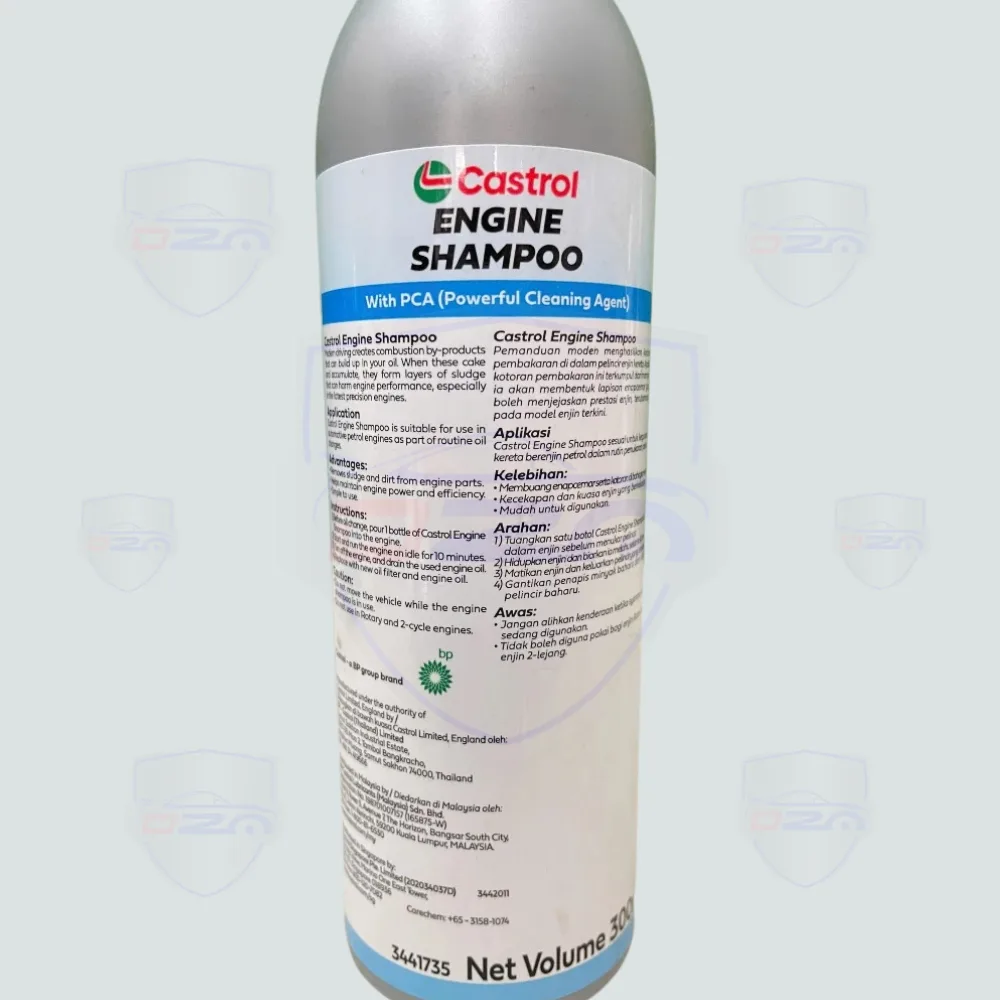 Dung dịch súc rửa động cơ ô tô Castrol ENGINE SHAMPOO 300 ml