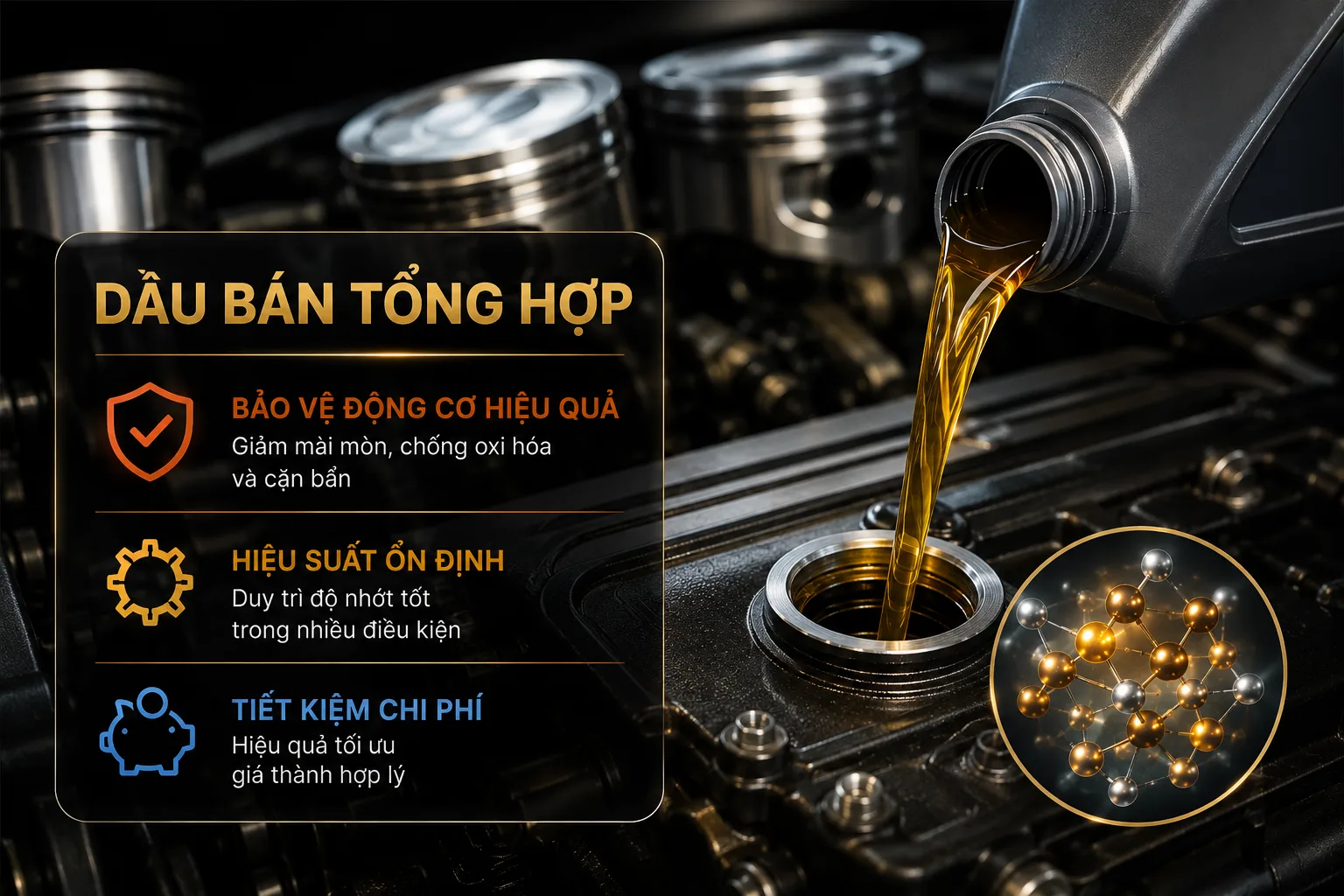 Dầu bán tổng hợp là gì? Có phù hợp với xe của bạn?