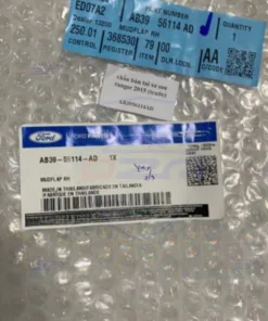 Chắn bùn lòng dè sau Mazda BT50 2013-2019