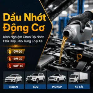 Dầu Nhớt Động Cơ Kinh Nghiệm Chọn Độ Nhớt Phù Hợp Cho Từng Loại Xe