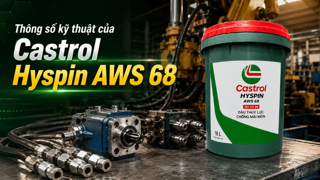 Thông số kỹ thuật của Castrol Hyspin AWS 68
