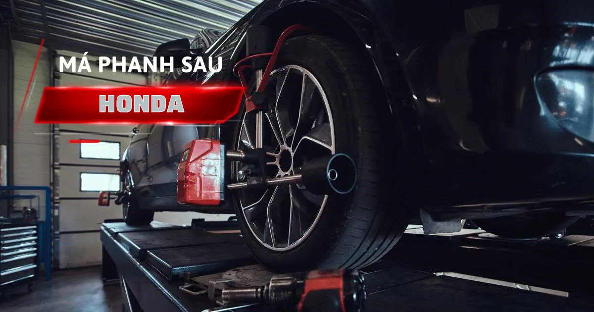 Má phanh sau Honda chính hãng