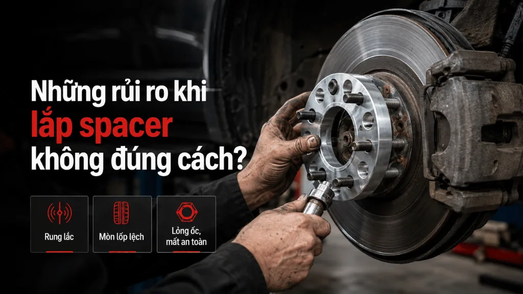 Những rủi ro thường gặp khi bạn lắp spacer không đúng cách?