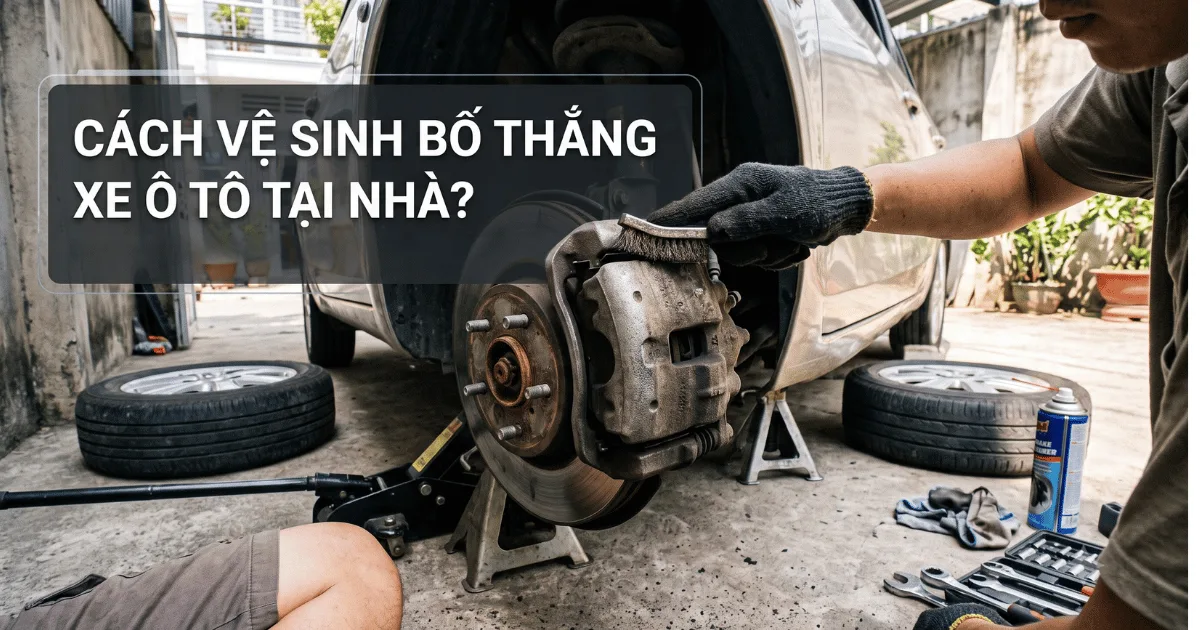 Cách vệ sinh bố thắng xe ô tô tại nhà? Hướng dẫn đơn giản, và an toàn từ A-Z
