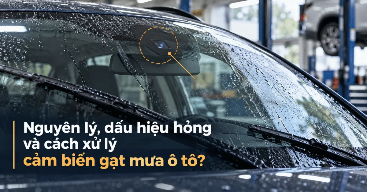 Cảm Biến Gạt Mưa Ô Tô: Nguyên Lý, Dấu Hiệu Hỏng và Cách Xử Lý