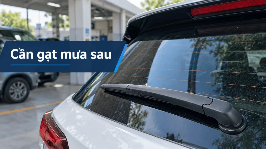 Cần gạt mưa sau