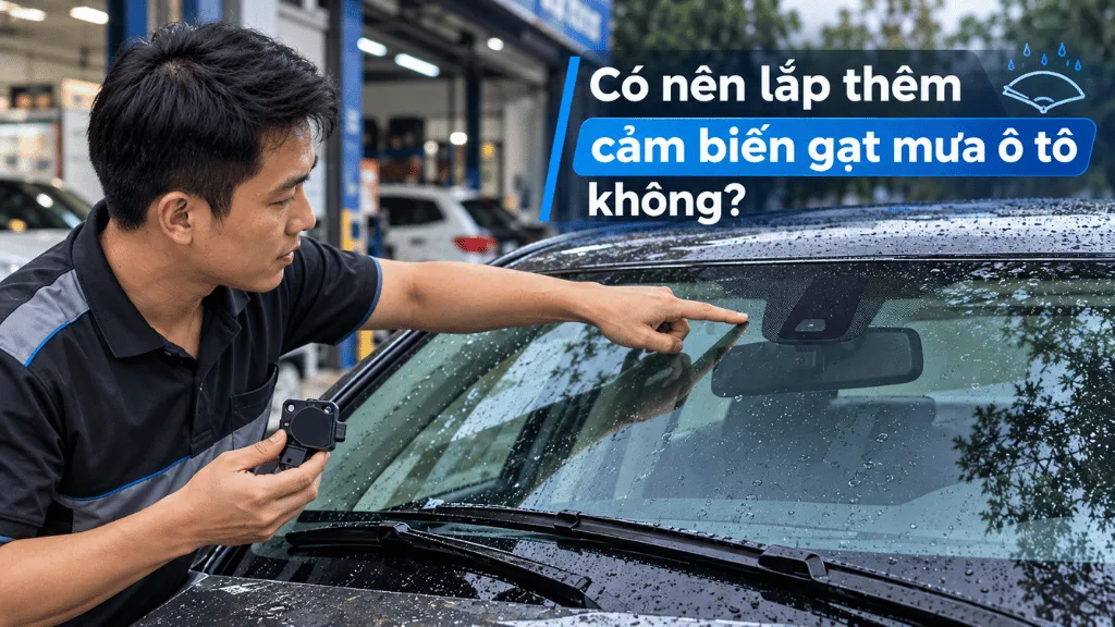 Có nên lắp thêm cảm biến gạt mưa ô tô không?