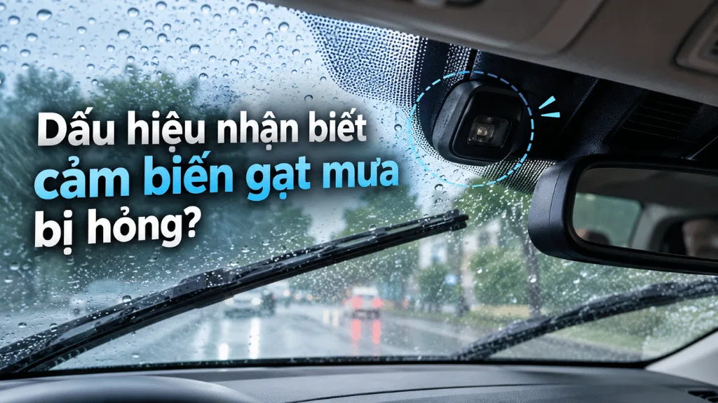 Dấu hiệu nhận biết cảm biến gạt mưa bị hỏng