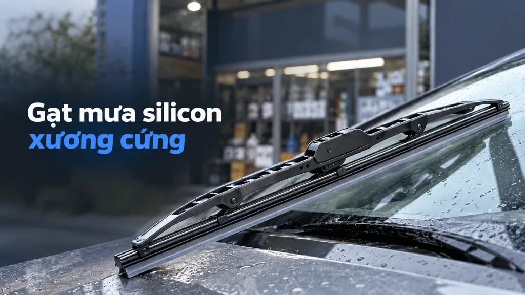 Gạt mưa silicon xương cứng