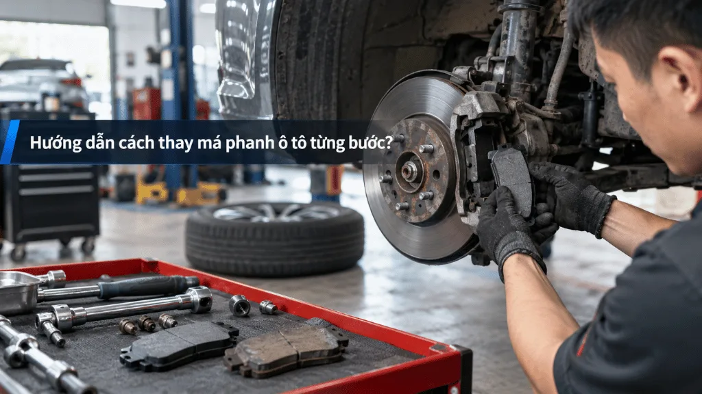 Hướng dẫn cách thay má phanh ô tô từng bước?