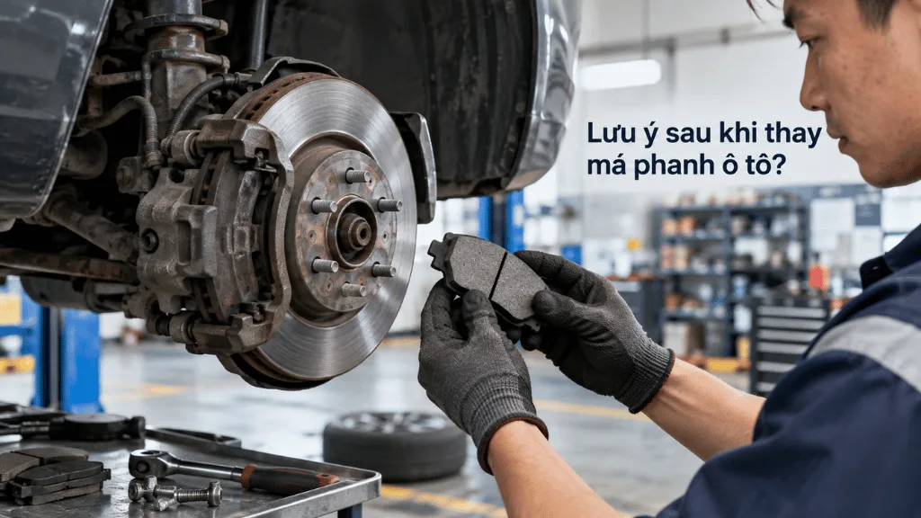 Lưu ý sau khi thay má phanh ô tô?