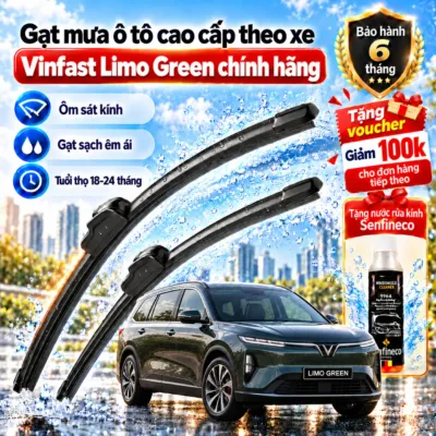 Gạt mưa ô tô cao cấp theo xe Vinfast Limo Green chính hãng.