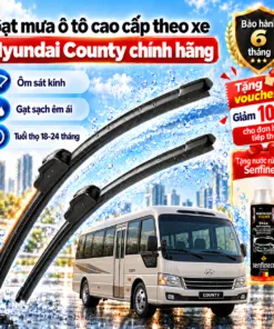 Gạt mưa ô tô cao cấp theo xe Hyundai County chính hãng.