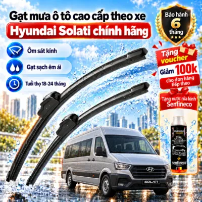 Gạt mưa ô tô cao cấp theo xe Hyundai Solati chính hãng.