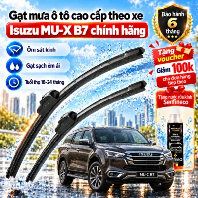 Gạt mưa ô tô cao cấp theo xe Isuzu MU-X B7 chính hãng.