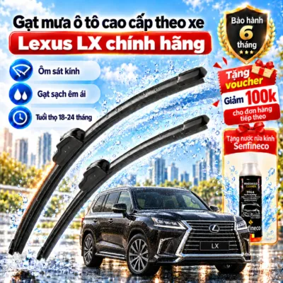 Gạt mưa ô tô cao cấp theo xe Lexus LX chính hãng.