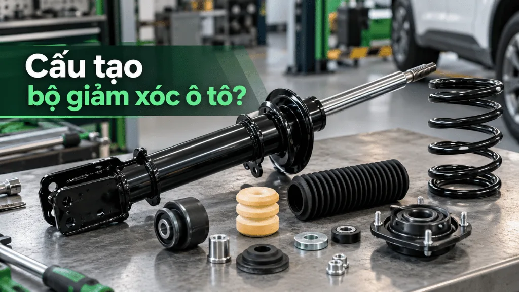 Cấu tạo bộ giảm xóc ô tô?