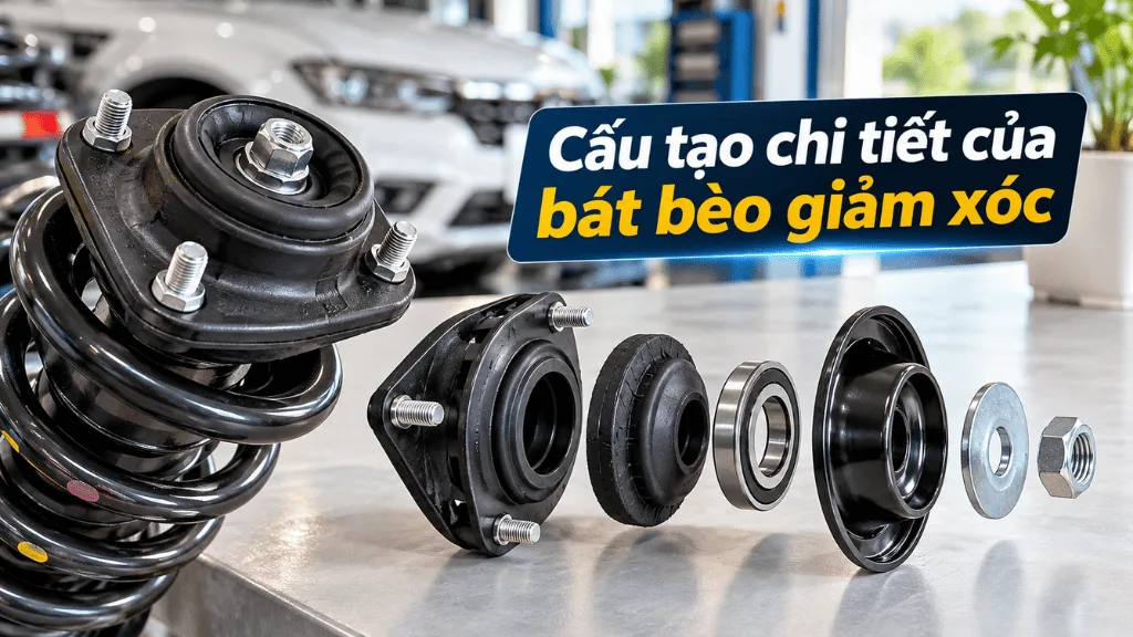 Cấu tạo chi tiết của bát bèo giảm xóc
