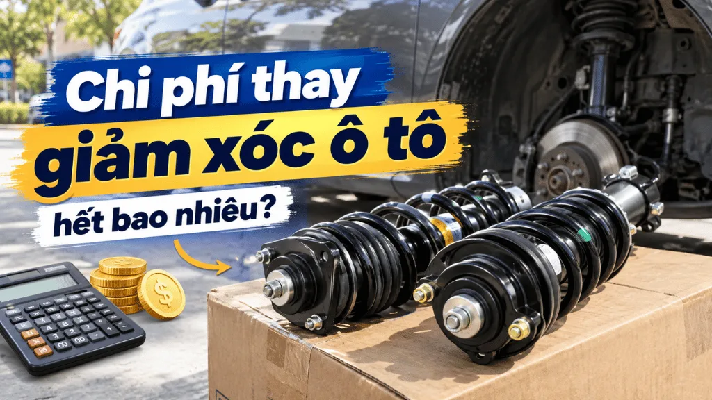 Chi phí thay giảm xóc ô tô hết bao nhiêu?