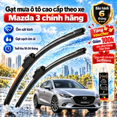 Gạt mưa ô tô cao cấp theo xe Mazda 3 chính hãng.