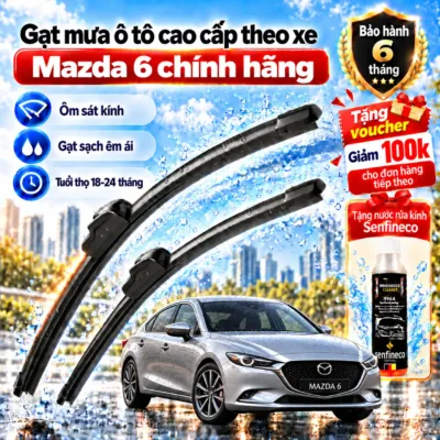 Gạt mưa ô tô cao cấp theo xe Mazda 6 chính hãng.