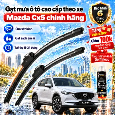 Gạt mưa ô tô cao cấp theo xe Mazda Cx5 chính hãng.