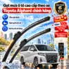 Gạt mưa ô tô cao cấp theo xe Toyota Alphard chính hãng.