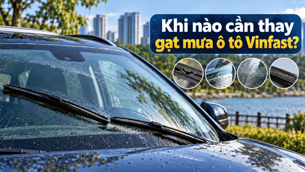 Khi nào cần thay gạt mưa ô tô Vinfast?